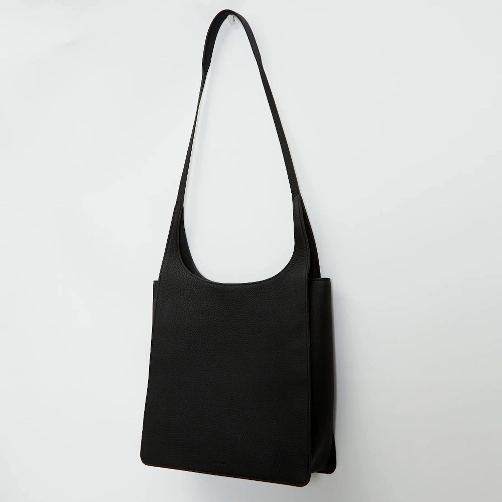 The Row Jules Textured-Leather Shoulder Bag